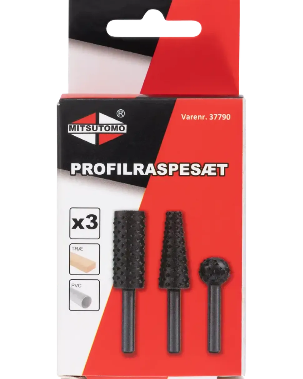 Mitsutomo profilraspset 3-pack