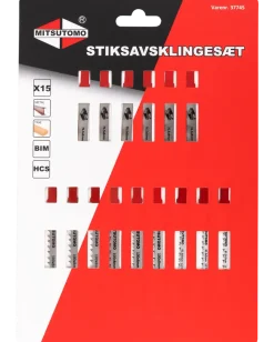 Mitsutomo Sticksågblad 15 delar