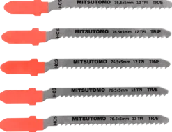 Mitsutomo Sticksågsblad Trä 12T 5 st.