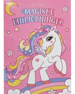 Målarbok med enhörningar