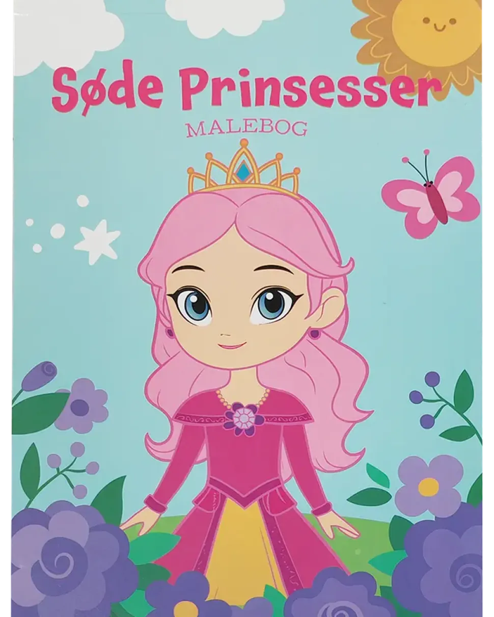Målarbok med prinsessor