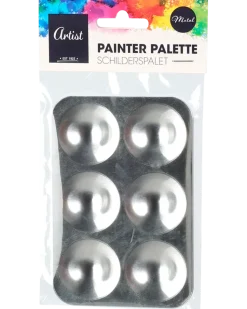 Målarpalett metall rektangel