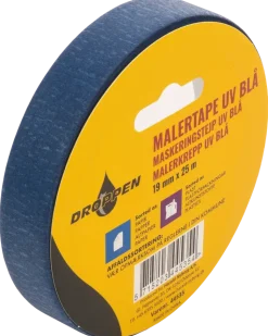 Målartejp UV Blå - 19 mm