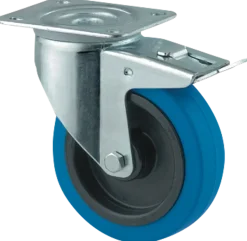 100 mm gummihjul vrid m broms