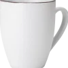 Mugg stengods vit