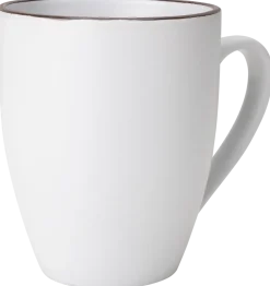 Mugg stengods vit