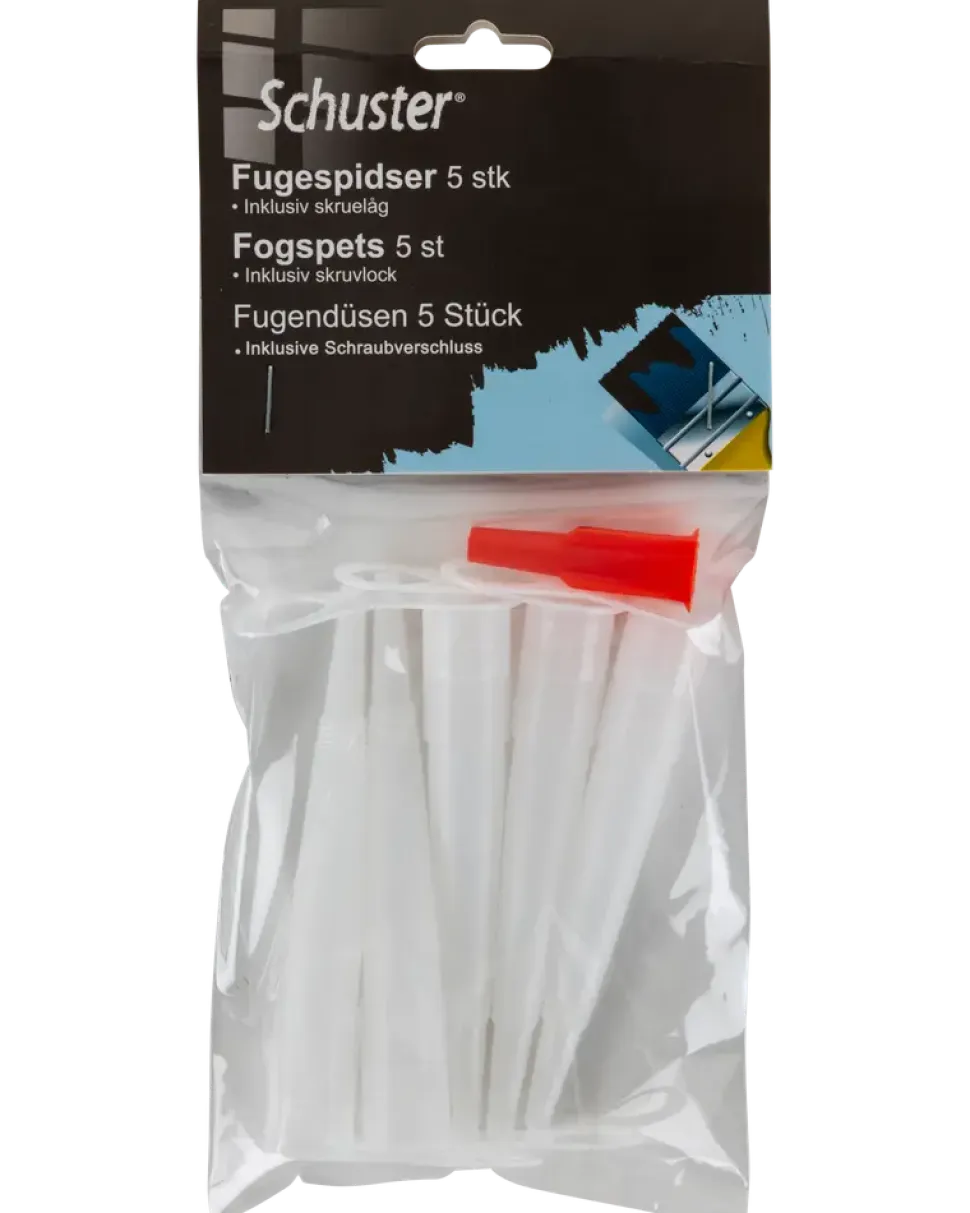Munstycke för lim-/fogpatroner 5-pack
