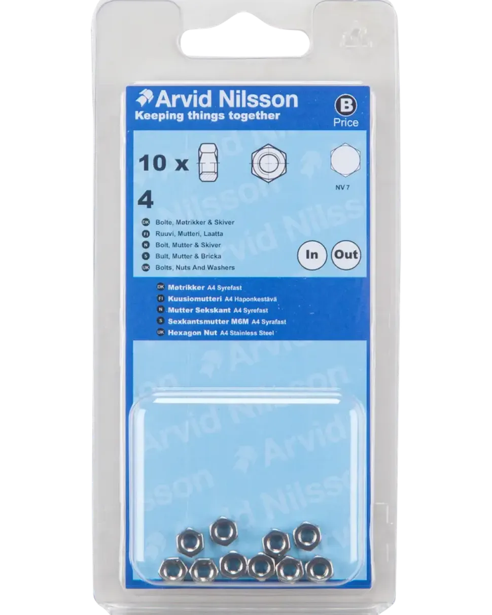 Mutter A4 M4 10 st