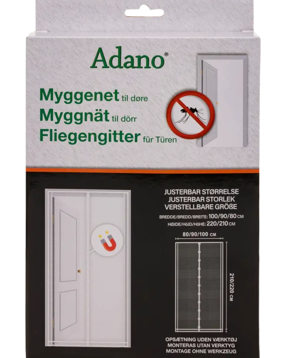 Myggnät till dörr – Vit