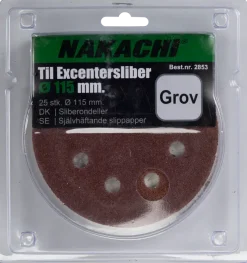 Nakachi Slipsrondell Ø115 mm K60 25-pack