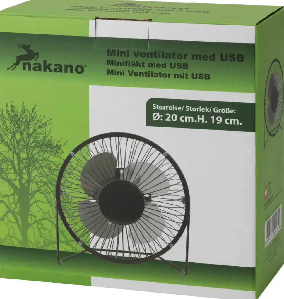 Nakano Fläkt med USB-anslutning