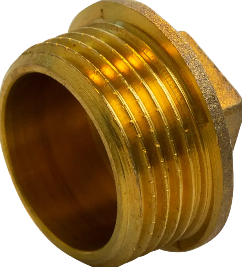 Ändplugg 3/4" mässing