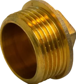 Ändplugg 1/2" mässing