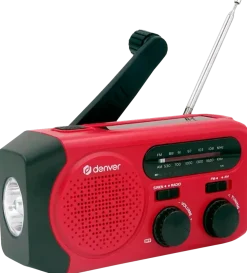 Nödradio med handvev och solcell SCR-2010