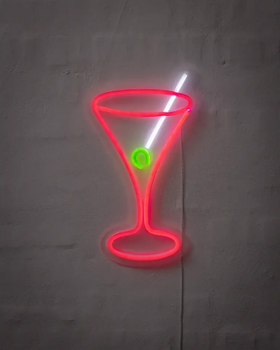 Neonskylt Drink H. 36 x B. 21 cm