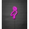 Neonskylt Flamingo H. 29 x B. 14 cm