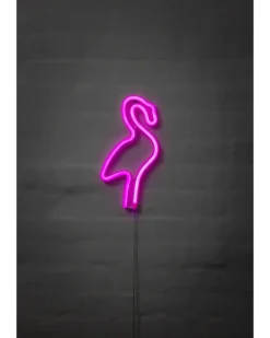 Neonskylt Flamingo H. 29 x B. 14 cm