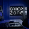 Neonskylt Gamer Zone H. 28 x B. 41 cm