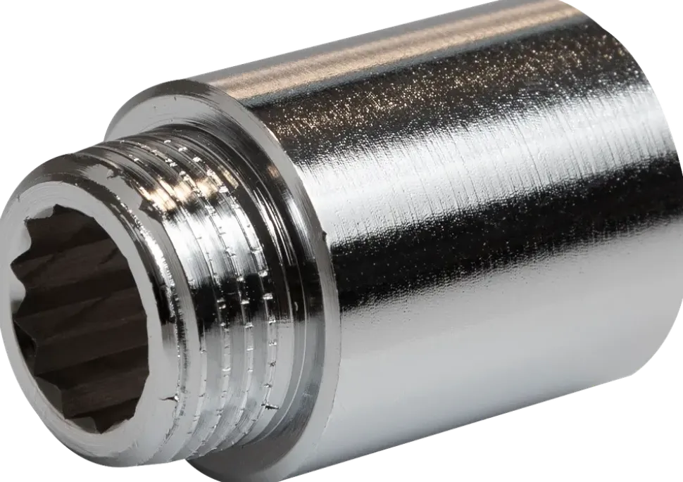Nippel hane 1/2"x30mm kromad