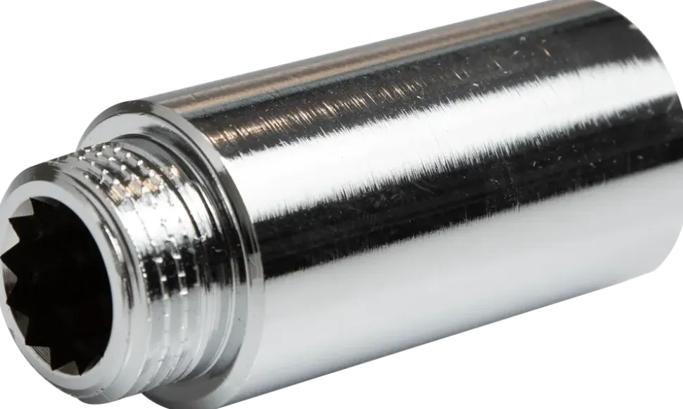 Nippel hane 1/2"x50mm kromad