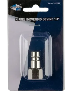 Nippel invändig gänga 1/4"