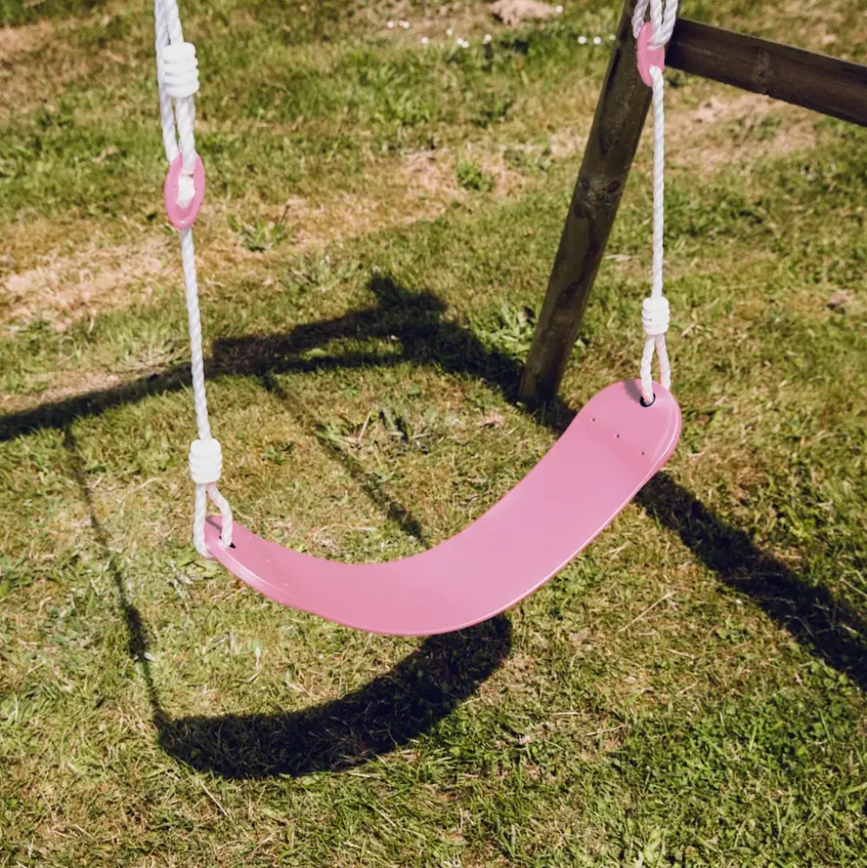 Nordic Play Active Gunga, mjuk med rep – ljusrosa