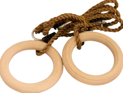 Nordic Play Active Gymnastikringar i trä, Ø15,8 cm