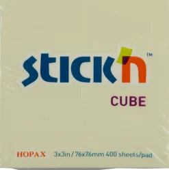 Notisblock 400 blad gul