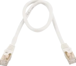 Nätverkskabel cat7 0,5 m vit