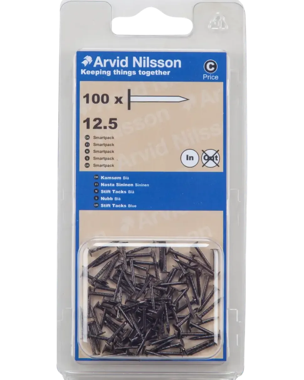 NUBB 12,5 BLÅ JÄRN 100 ST