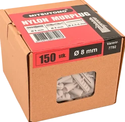 Nylonplugg 8 mm 150 st