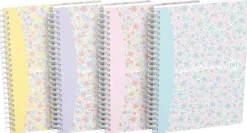 Oxford Floral A5 Linjerat