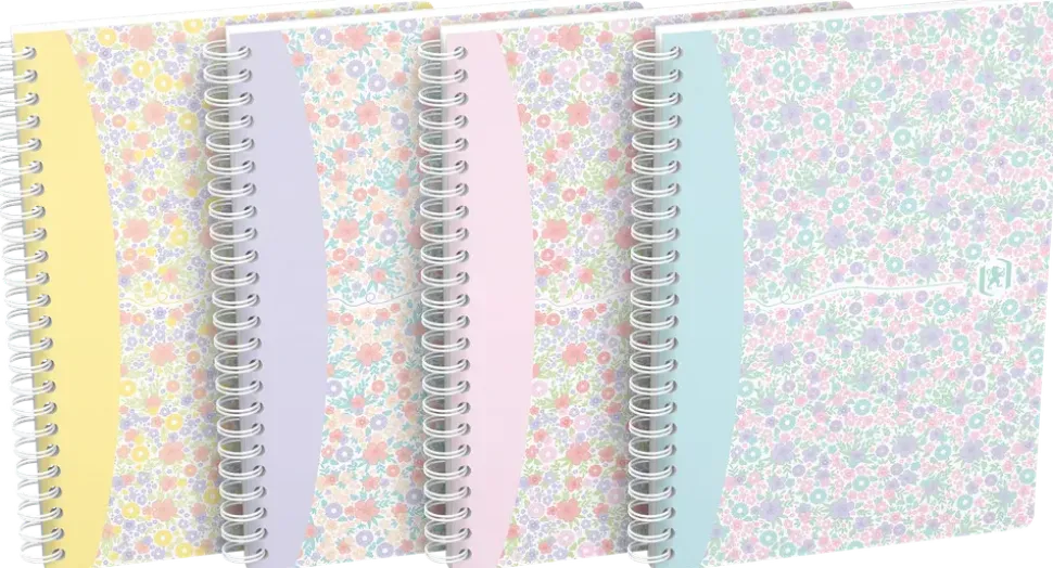 Oxford Floral A5 Linjerat