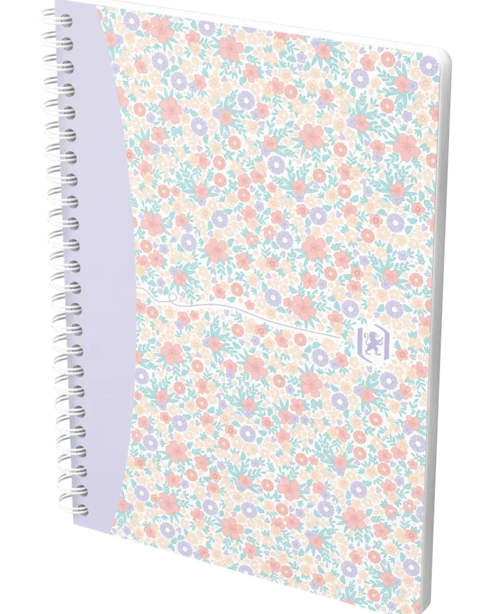 Oxford Floral A5 Linjerat