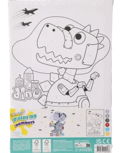 Paint by numbers canvas