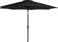 Parasoll med tilt Ø3 m - svart
