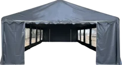 Partytält PVC 5 x 10 meter - Grå