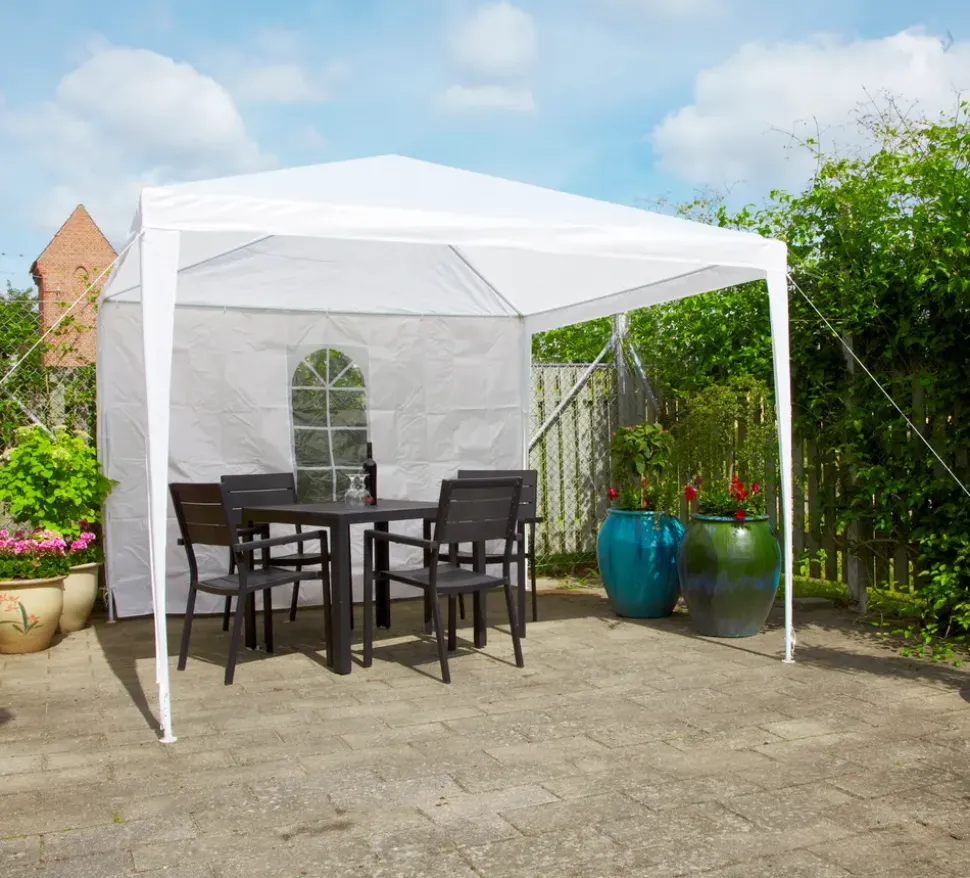 Paviljong 3 x 3 meter – Vit