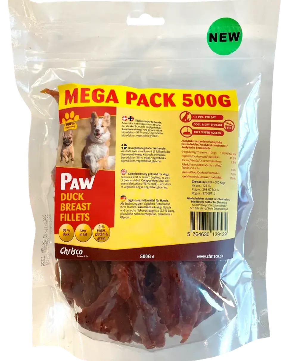Paw Breast fillets duck 500 g
