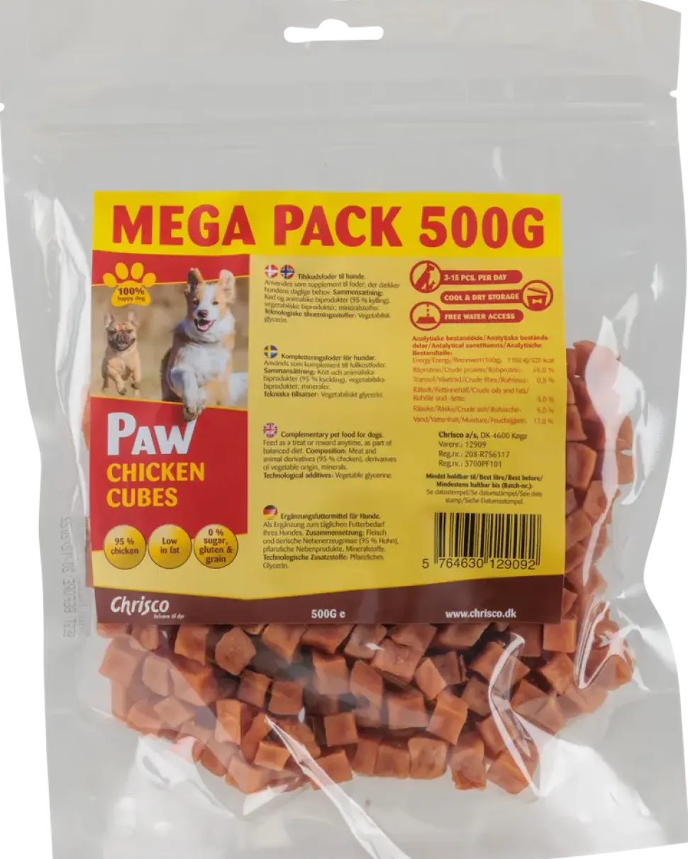 Paw Chicken Cubes 500 g