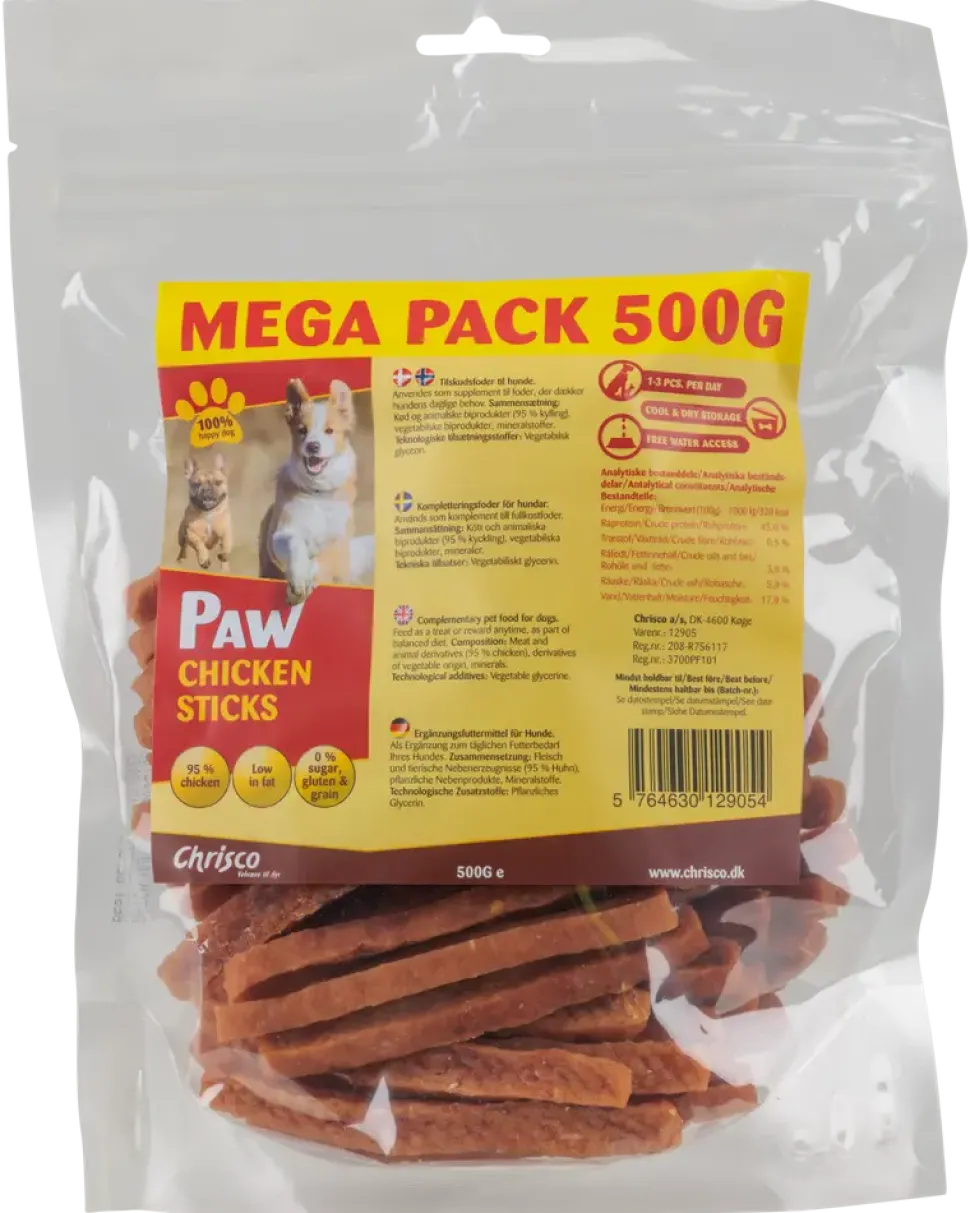 Paw Chicken Sticks 500 g