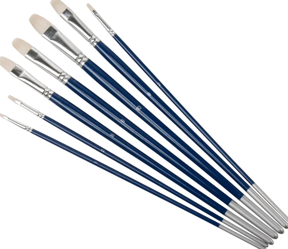 Penselset 7 st akryl/olja/akv