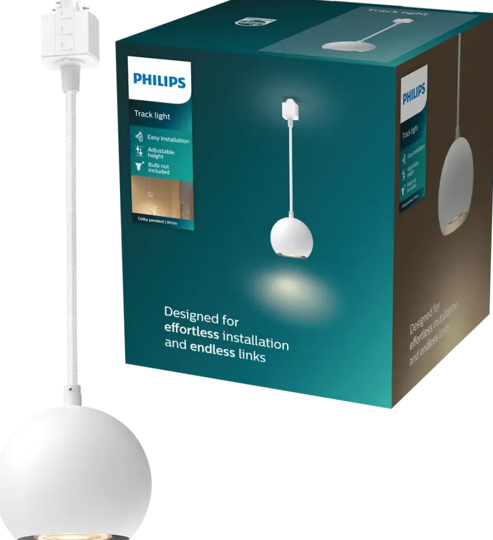 Philips EasyLink Colby pendellampa - vit