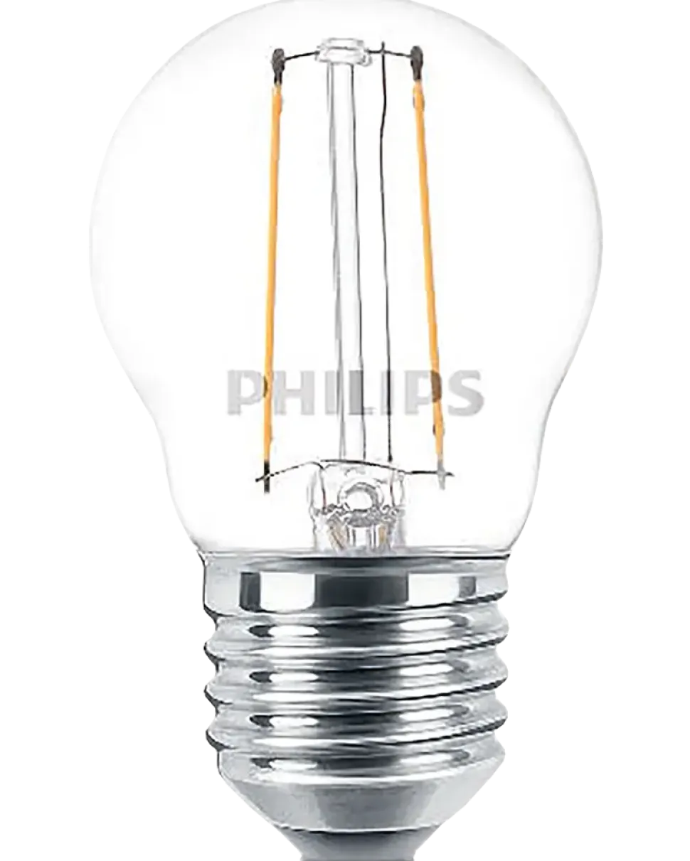 PHILIPS LED-klotlampa 2W E27 2-pack