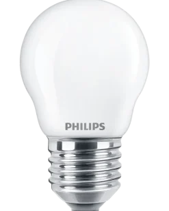 PHILIPS LED klotlampa 4,3W E27 P45 2-pack