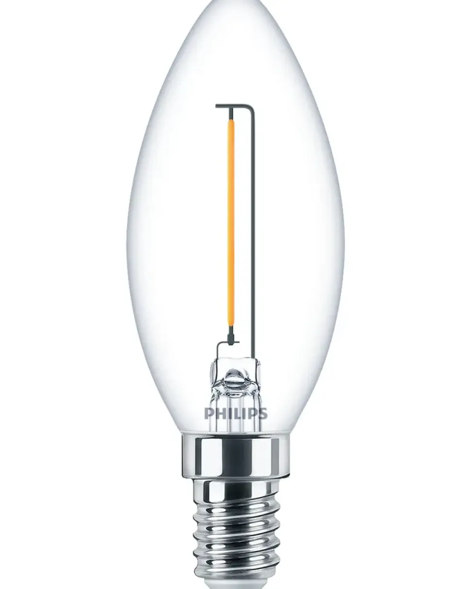 PHILIPS LED kronlampa 2W E14 B35