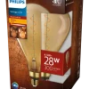 PHILIPS LED-lampa filament 4,5W E27 A160 guld