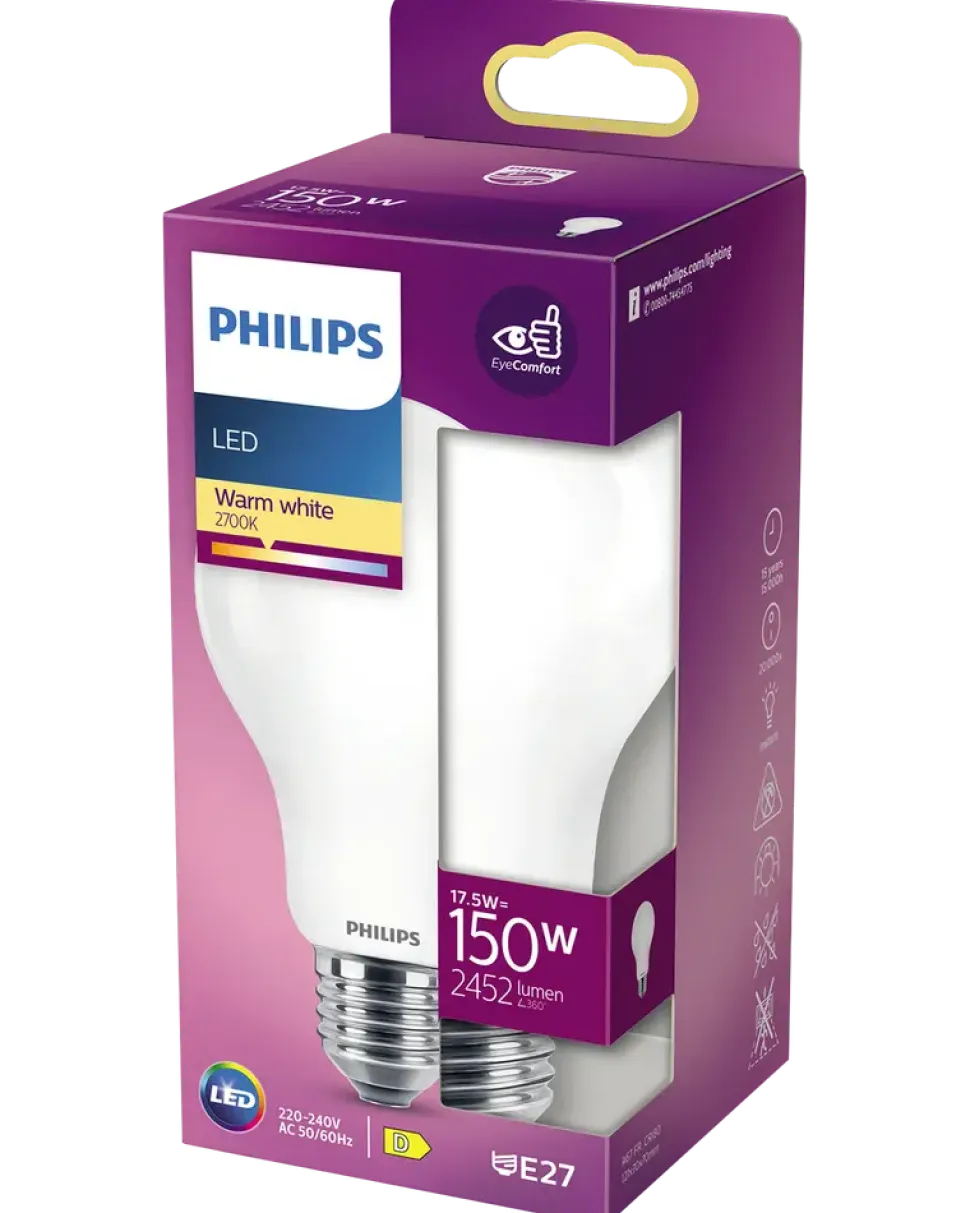 PHILIPS LED normallampa 17,5W E27 A67