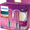 PHILIPS LED normallampa 7W E27 2-pack