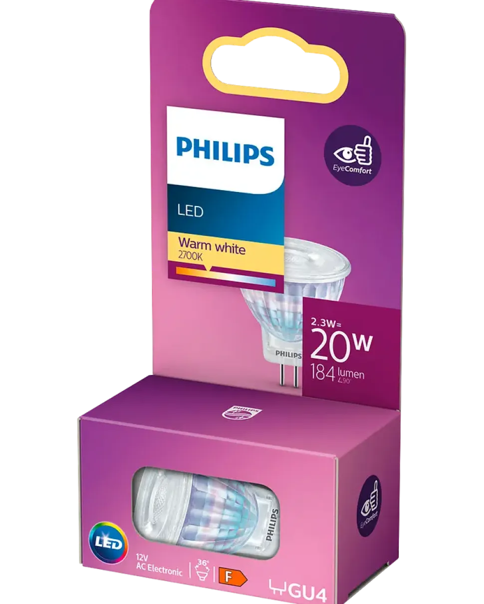PHILIPS Stiftlampa 2,3W GU4 MR11